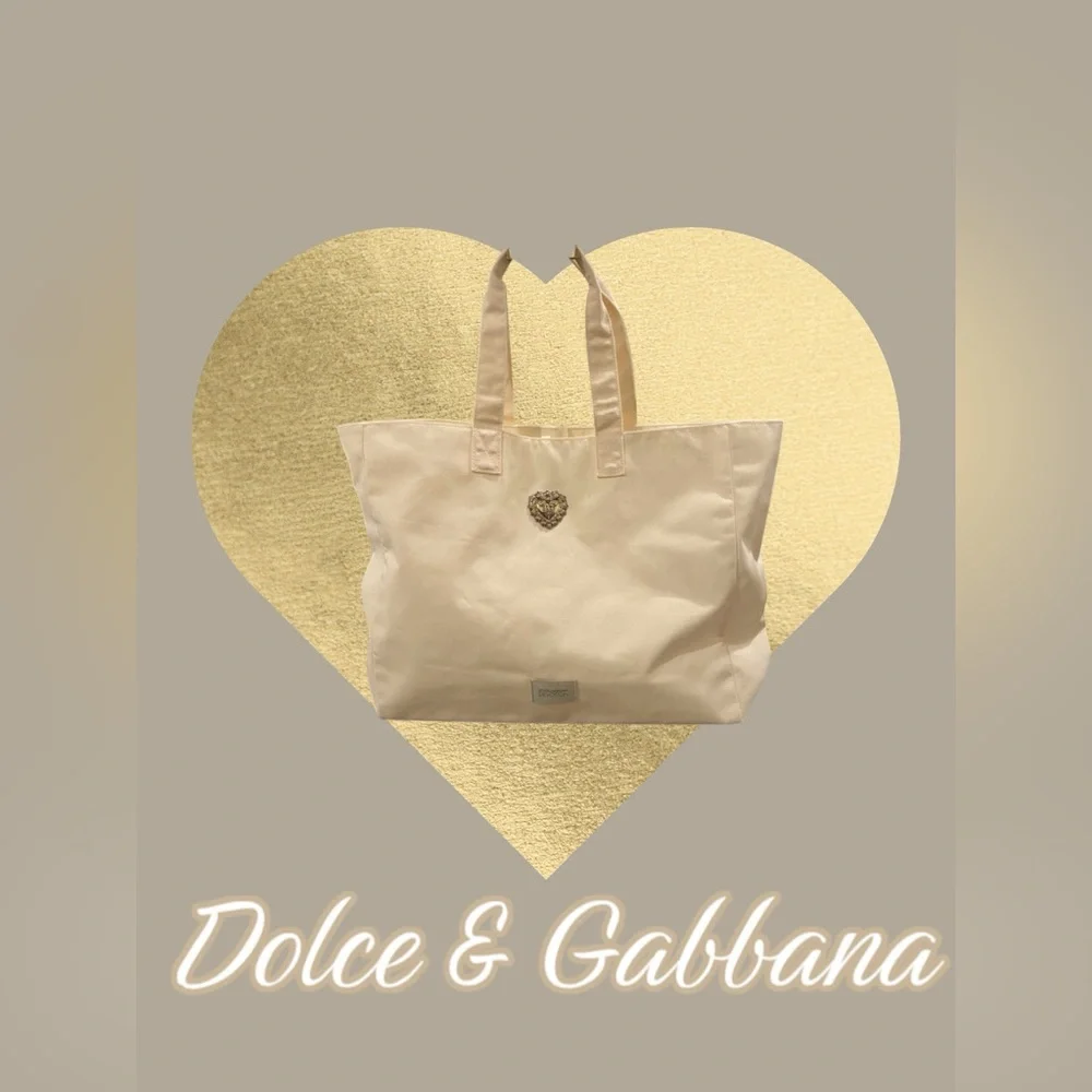 Dolce & Gabbana Devotion Parfum Tote, NEW With Iconic Gold D & G Logo